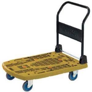 TRUSCO トラスコ中山 樹脂台車 カルティオビッグ 折畳 900X600 オリーブ MPK-906-OG 1台