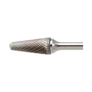 TRUSCO トラスコ中山 TRUSCO 超硬赤ちょうちん テーパー型 Φ12.7X刃長28X軸6 ロング シングル   結核症7C127SL150   (P)