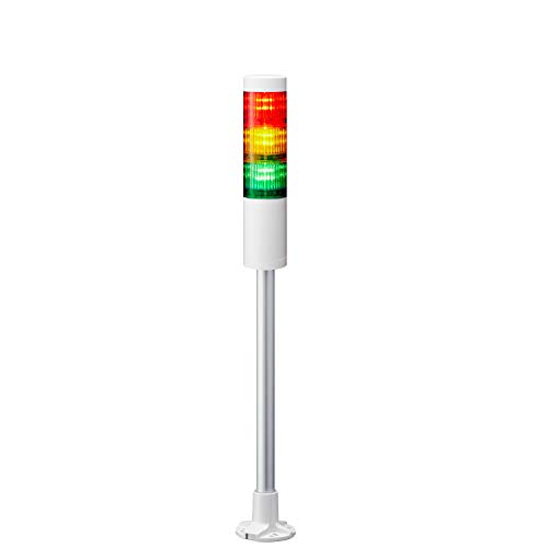 パトライト(Patlite) LR5-302PJNW-RYG 信号楼観LED積層交通信号灯(Φ50)