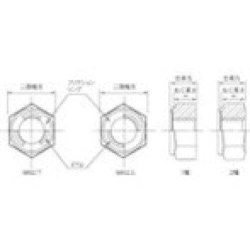 TRUSCO トラスコ中山 TRUSCO U中毒者1種 ステンレス鋼 M6 400個入 ヘキサゴンパック (S1010006 6600)