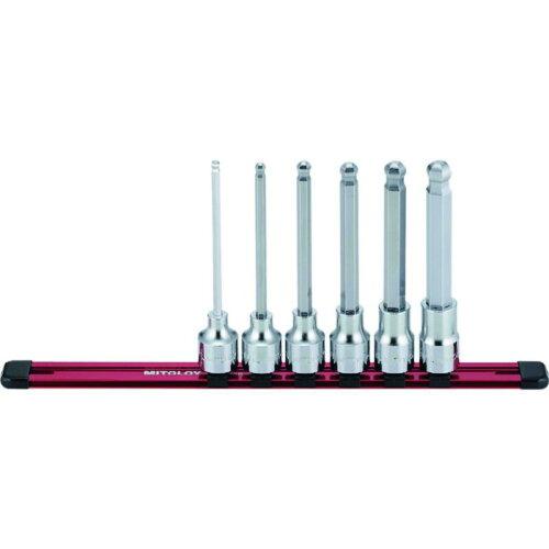 水戸工機 ミトロイ 1/2 ヘックスソケット ボールポイント ロング ホルダーセット 6コマ7点 (HHB407ML 7175)｜ECJOY！プレミアム店