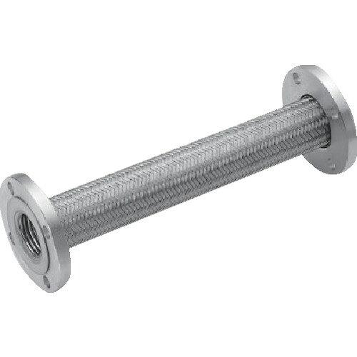 テクノフレックス フランジ型汎用品軟らかい導管 F110-65Ax1000L JIS10KF/SS400 (F11065AX1000LJIS10KFSS400 4573)