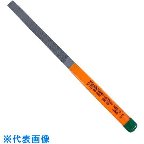 ツボサン 単目ヤスリ 10本組 平 中目 (HI01012 4058)