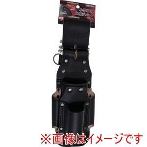 コヅチ 3連チェーン店板金鋏、つかみ箸差床皮サック 黒いこと (CH08BK 2174)