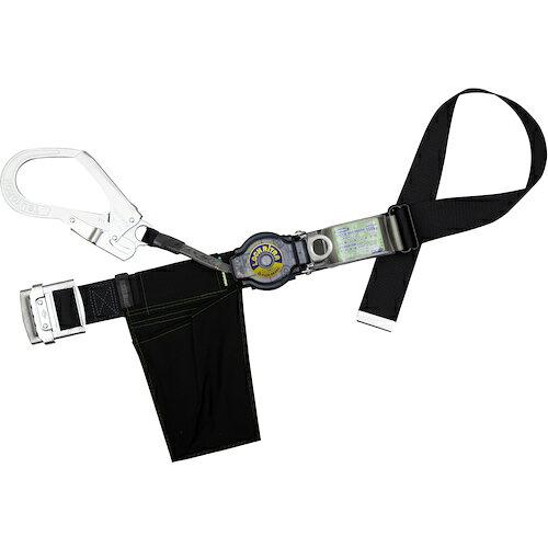 藤井電工 TSUYORON 胴三尺帯型墜ちる取り締まり用物の具(巻取手合い)鍵を掛ける規則体系付き添い人 ロックリトラ 黒 M大きさ 幅50MM×長さ1200MM (TBLRN599BLKMBP 4062)