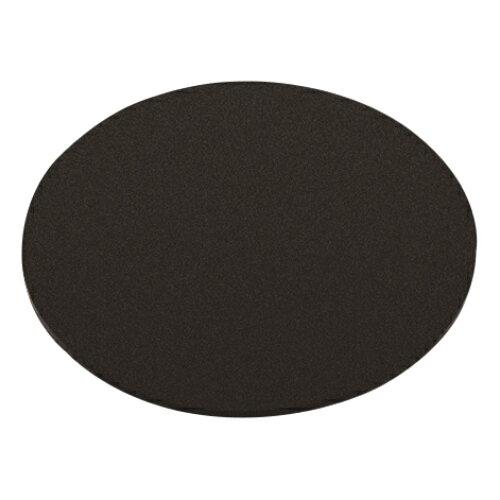 サカエ クルクル回転盤 スチール製 直径400×13mm ゴムマット付 KU-400BK (2230957)