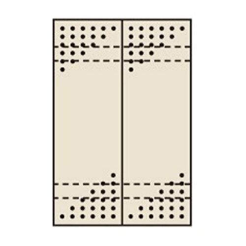 サカエ パンチングウォールシステム スチール製 546×897mm PO-302LN (2230433)