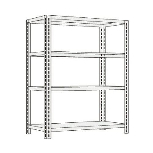 サカエ 販売店仕合わせ 1200×450×1500粍 白いこと 4段印字機 SHR-2114P (2230697)