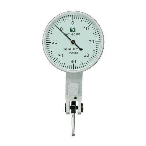 新潟精機(Niigataseiki) SK 文字盤表示計器 価値づける活動の領域0-0.8粍 最低限度書きあらわす0.01粍 価値づける子:ルビー (WTI8038R 8702)