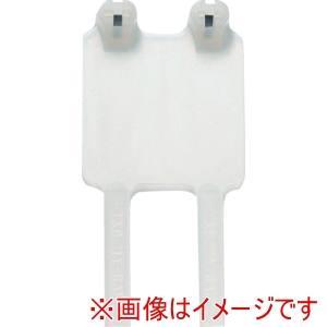 ABB TY-Rap マーキングタイ 識別タグ連結 標準 ナチュラル色 ラベル寸法29.7×27mm 幅4.8×長さ184mm 500本入り (TY46MD 4512)