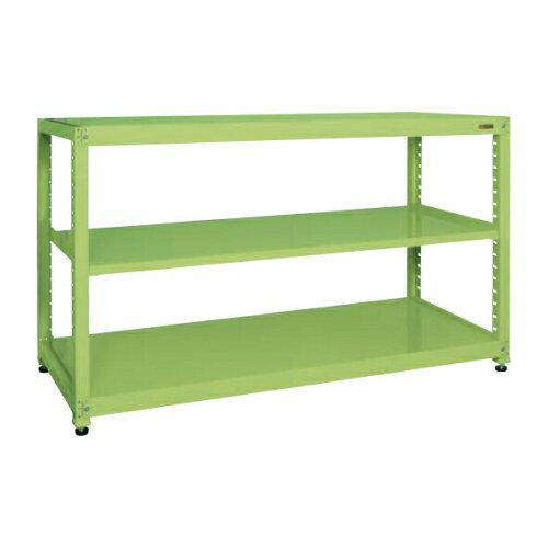 サカエ RKラック 3段タイプ 1800×450×1200mm グリーン RKN-8423 (2230637) 90,563円