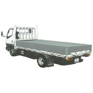 南榮実業(Nan-a Corporation) 南榮実業 貨物自動車腰掛け(中型貨物自動車用) 大きさ2.60m×4.45m しろがね色白いこと TS-40 SW (2253855)
