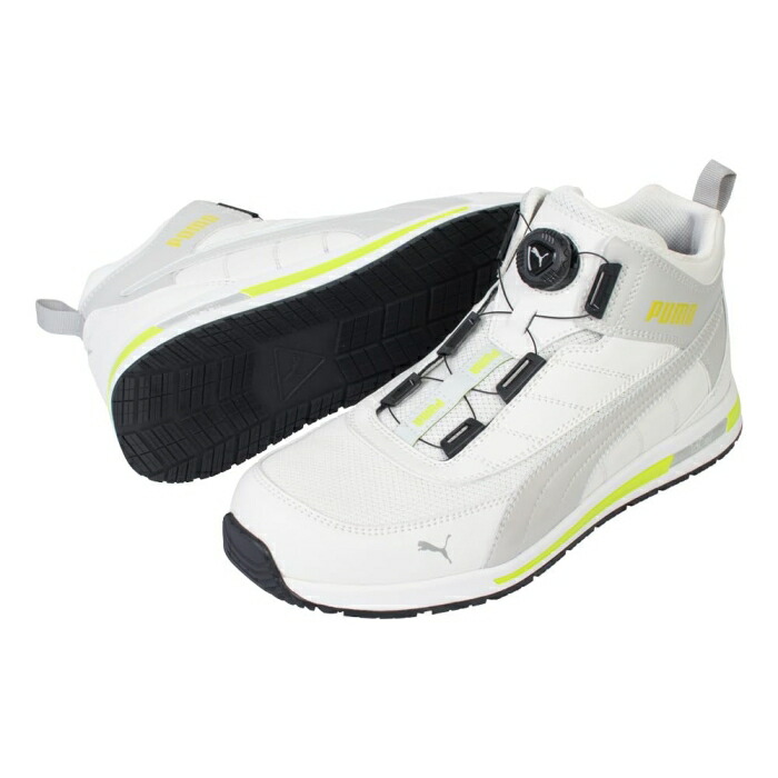 PUMA プーマ PUMA プロテクティブスニーカー スイッチバック ホワイト ディスク ミッド 25.0 (63.213.025.0 6379)