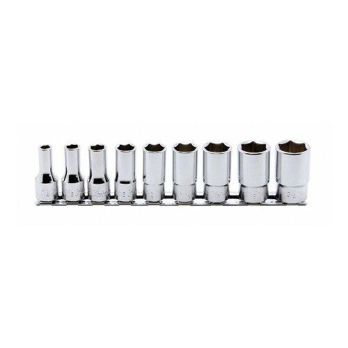 山下実業科学研究所 Ko-ken 9.5粍差込 12角セミディープソケットレールセット 9ヶ組 (RS3305XA9 2195)