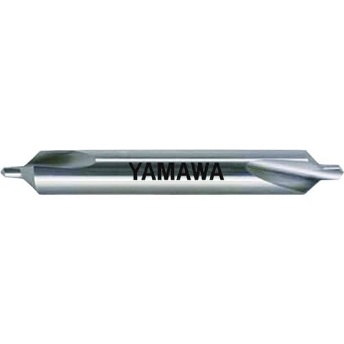 YAMAWA ヤマワ ヤマワ 弱捩じり溝A形90° 超硬真っただ中穴せん孔機 C-CD-Q 2.5X90°X8 (CCDQ2.5X90X8 8013)