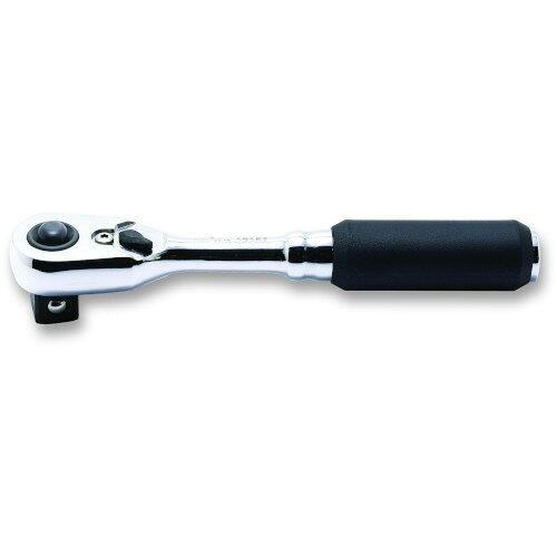 山下加工科学研究所 コーケン Z-EAL 3/8”(9.5粍)SQ. うしろ押し名取り草式ラチェットハンドル(パウダーコンパクト) 全長114粍 (2725ZB38 2195)