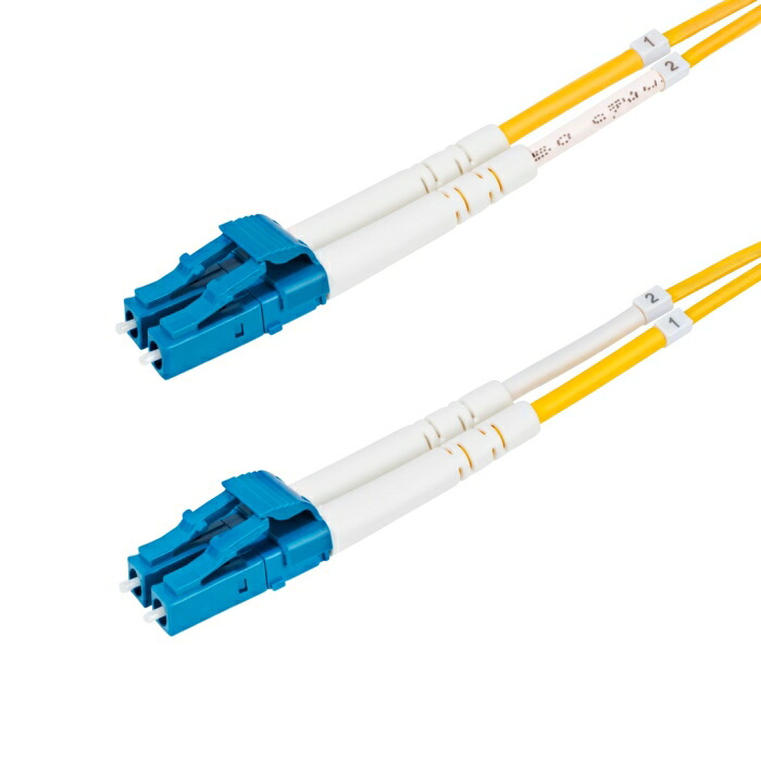STARTECH.COM 光ファイバー ケーブル/10m/OM2準拠/9/125/LC-LC/LSZH/YL/YL(SMDOS2LCLC10M)