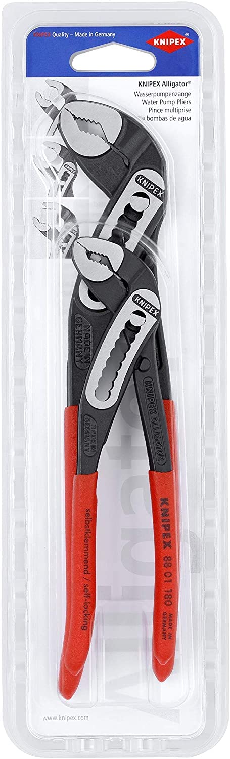 クニペックス KNIPEX 003120V02 アリゲーター ウォーターポンププライヤー2本書き割り 003120V02