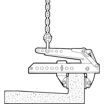 イーグル・クランプ EAGLE 混凝土生産物用つりクランプ EST-250 (EST250 1297)
