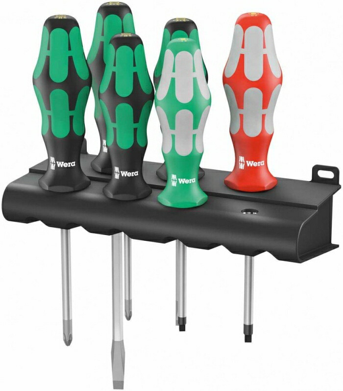 Wera Werkzeuge 347778 6本組ドライバーセット(+ - SQ)｜ECJOY！プレミアム店