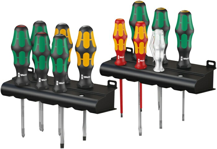 Wera Werkzeuge 051010 12本組オールラウンド１番ウッド書き割りXXL