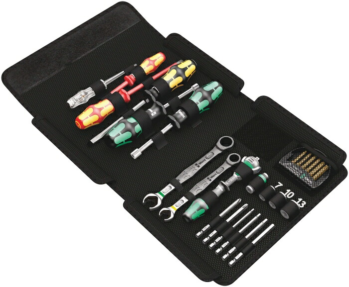 Wera Werkzeuge 135927 Kコンパクトメンテナンスセット SH1 25点
