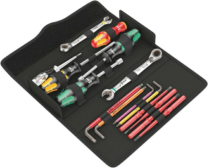 Wera Werkzeuge 136026 Kコンパクトメンテナンスセット SH2 15点