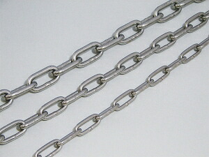 水上金属元素 一塁手 ステンレス鋼チェーン店 3mm×30m 【937-0530】
