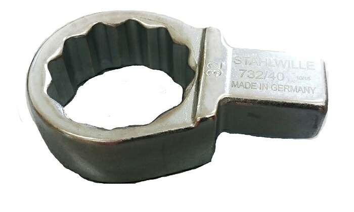 STAHLWILLE(スタビレー) 732/40-32 トルクレンチ差替頭顱(眼鏡)(58224032)
