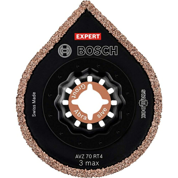 BOSCH ボッシュ ボッシュ マルチツールブレードスターロック 【摺り鉢セメント質FRP用】AVZ70RT4 (AVZ70RT410 6250)