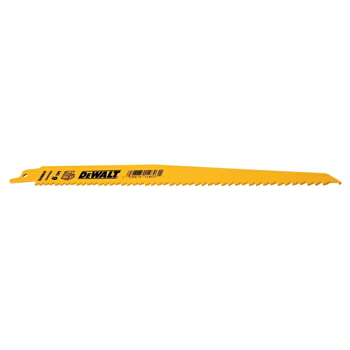 ポップリベット・ファスナー DEWALT レシプロソーブレード・セーバーソーブレード・レシプロソー替刃・セーバーソー替刃 セーバーソーブレード6山x225粍(100枚) (DWAR956B100JP 4193)