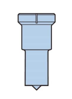 日東工器 日東 長穴Dポンチ絵 25×14 91248 (NO.91248 5038)