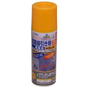 アサヒペン 通り路分割線用SP細線用400ML黄味がかった【入数:6】