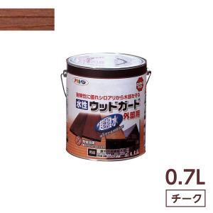アサヒペン 水性ウッドガード外部用0.7Lチーク03【入数:6】|ECJOY!プレミアム店
