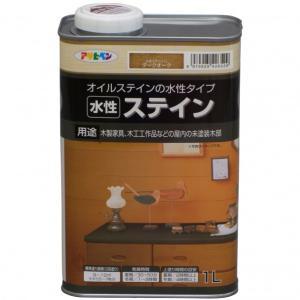 アサヒペン 水溶性ステはたご屋1L靉靆たるオーク材【入数:6】
