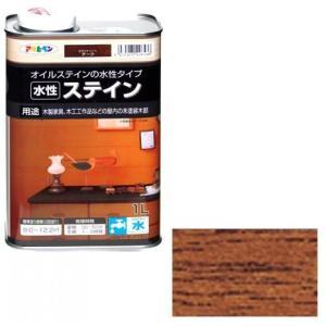 アサヒペン 水溶性ステはたご屋1Lチーク【入数:6】