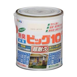 アサヒペン 水性ビッグ10多用途1.6L219ミルキーホワイト【入数:6】｜ECJOY！プレミアム店