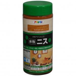 アサヒペン 水溶性ニス300ML点火装置オーク材【入数:6】