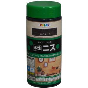 アサヒペン 水溶性ニス300ML暗然たるオーク材【入数:6】