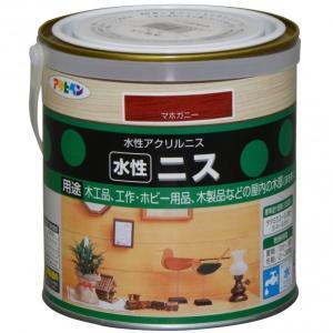 アサヒペン 水溶性ニス0.7Lマホガニー【入数:6】