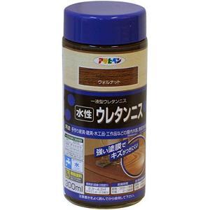 アサヒペン 水溶性ウレタンニス300MLウォルナット【入数:6】