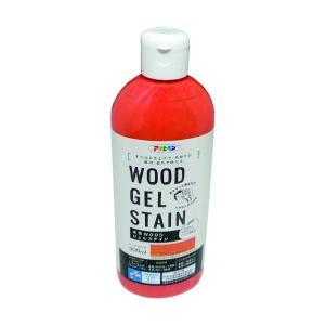 アサヒペン 水溶性WOODジェルステイン300MLキャロットオレンジ【入数:6】