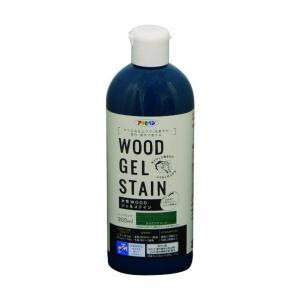 アサヒペン 水溶性WOODジェルステイン300MLカシミール緑であること【入数:6】
