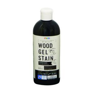 アサヒペン 水溶性WOODジェルステイン300ML黒いこと【入数:6】