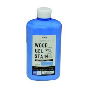 アサヒペン 水溶性WOODジェルステイン700ML車輪止め青碧【入数:20】
