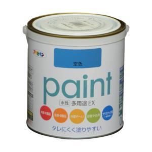 アサヒペン 水溶性多役立つことEX0.7L瑠璃色【入数:6】