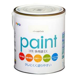 アサヒペン 水溶性多役立つことEX1.6Lパール白いこと【入数:6】