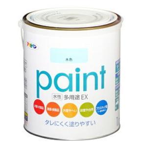 アサヒペン 水溶性多役立つことEX1.6L水色【入数:6】