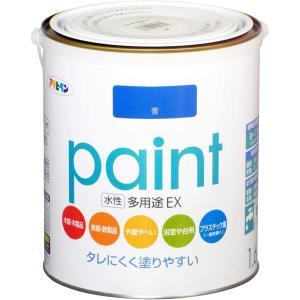 アサヒペン 水溶性多役立つことEX1.6L青【入数:6】