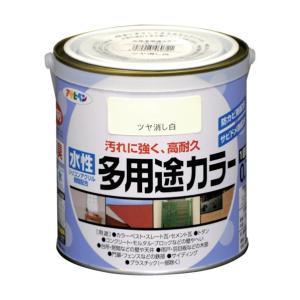 アサヒペン 水溶性多役立つこと色つや0.7Lツヤ消し白【入数:6】
